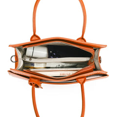 PU Leather Shoulder Tote by Snagg It Purses