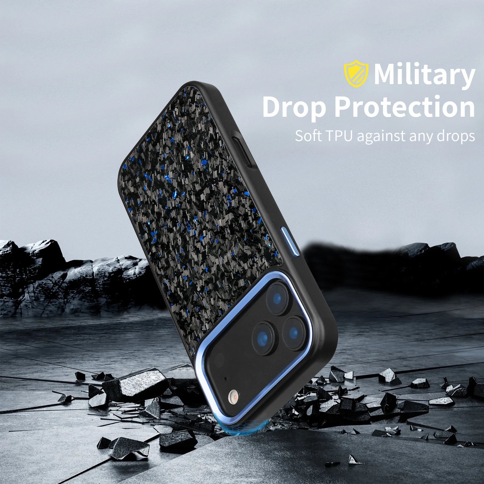 Forged Carbon Fiber Case for iPhone 17 Pro Series by Snagg A Phone Case