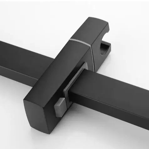 Matte Black Shower Bar Set – Adjustable Rail with 3-Mode Shower Head by Snagg A Shower Head