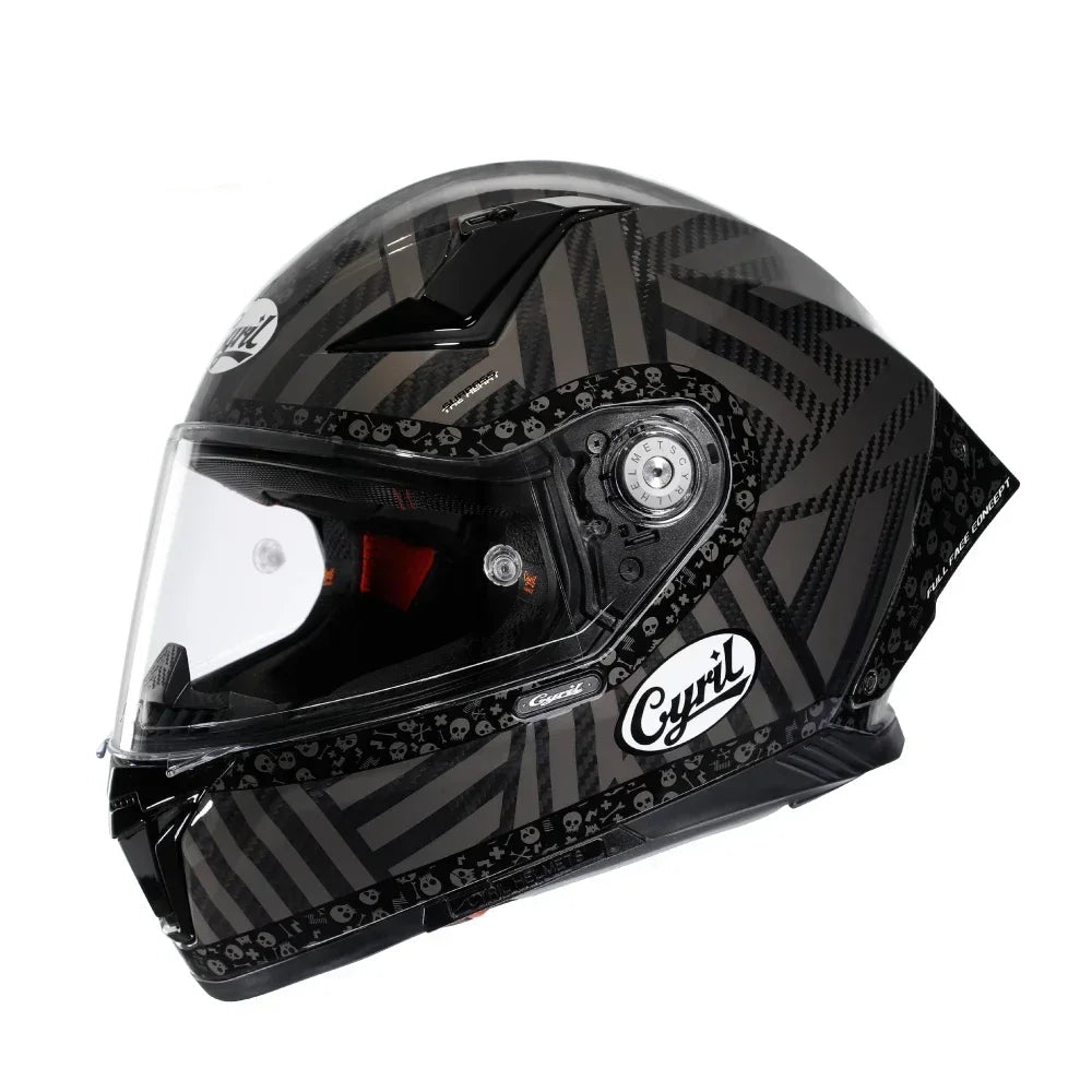 Lightweight Racing Street Bike Helmet by Snagg A Motorcycle Helmet