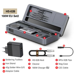 HS-02 Smart Soldering Iron by Snagg A Soldering Station
