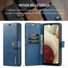 Detachable Magnetic Leather Wallet Case for Samsung Galaxy A Series by Snagg A Wallet Case