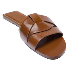 Women’s Summer Flat T-Shape Slides by Snagg A Slipper