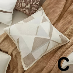 Geometric Coffee Cushion Cover by Snagg A Cushion Cover