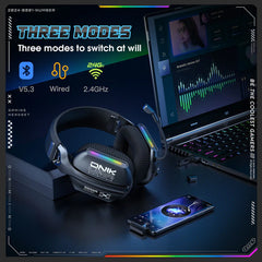 Wireless Gaming Headset Compatible With PC, PS4 & PS5 by Snagg A Gaming Headset