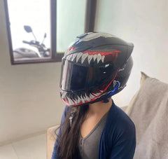 Unisex Full Face Flip Up Riding Helmet by Snagg A Motorcycle Helmet