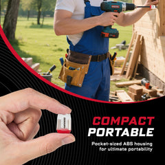 3PCS Screwdriver Bit Magnetizer/Demagnetizer Ring – ABS Plastic, 1/4" Shank, Strong Magnetism