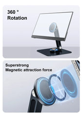 Magnetic Metal Stand 360° Rotatable Holder for iPad by Snagg A Tablet Holder
