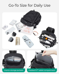 3-in-1 Sling Crossbody Backpack – Small Casual Travel & Sport Chest Shoulder Daypack (Below 20L)