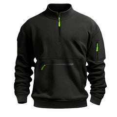 Unisex Half-Zip Stand Collar Fleece | Essential Autumn/Winter Daily Pullover