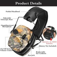 Tactical Hearing Protection Earmuff by Snagg An Earmuff
