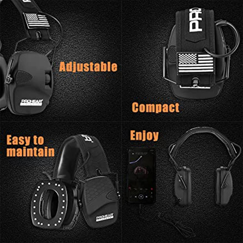 Protection Headphones NRR 23dB Noise Reduction by Snagg A Safety Headphones