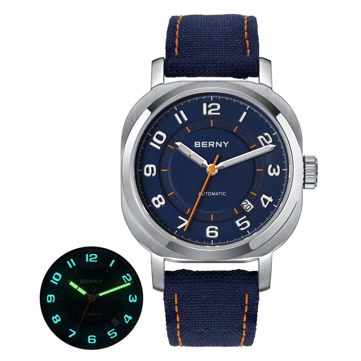 BERNY Mechanical Cushion Watch