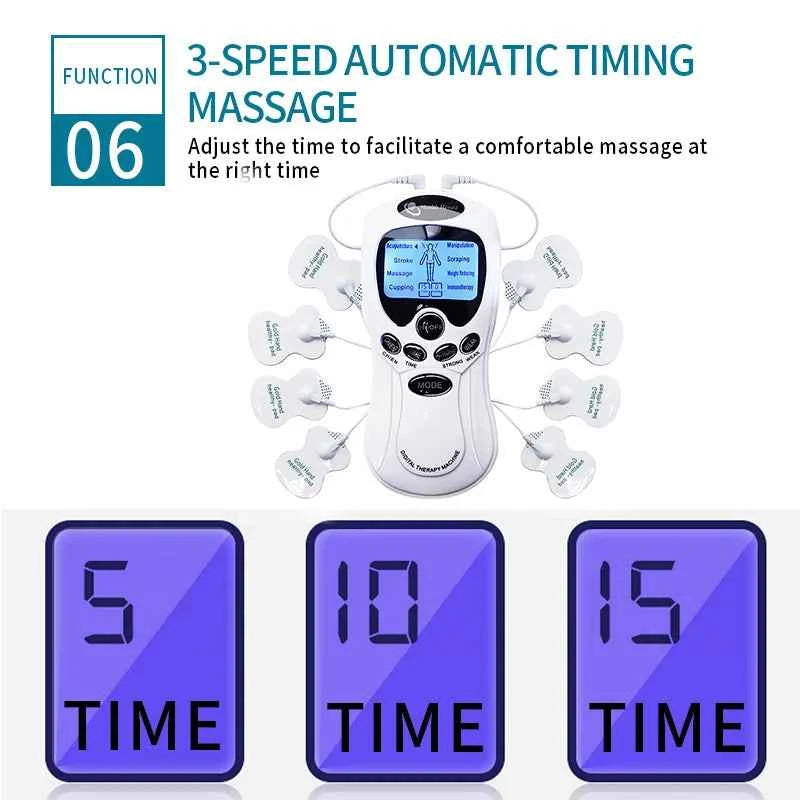 Digital TENS Machine – Electronic Pulse Muscle Stimulator for Pain Relief