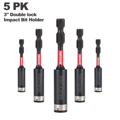 3" Magnetic Screwdriver Bit Holder – S2 Alloy Steel Hex Shank Extension for Impact & Power Drills