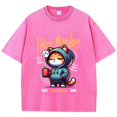 I Hate Mondays Print Womans Streetwear T-Shirt