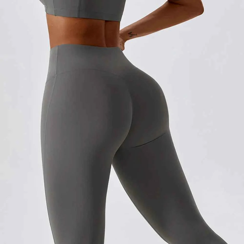 Women's Seamless Push-Up Yoga Leggings | High Waist Stretchy Athletic Gym Exercise Fitness Pants