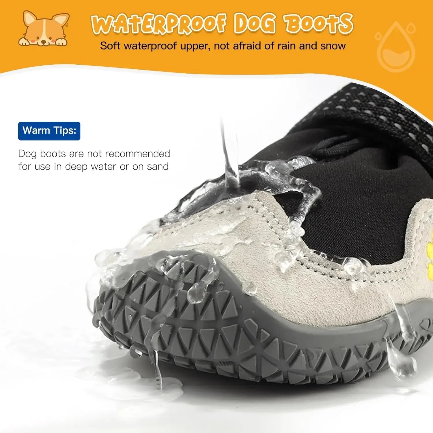 Waterproof Dog Shoes by Snagg A Shoes