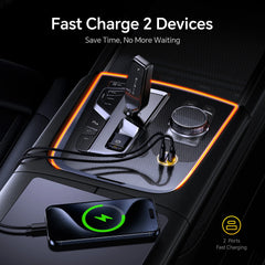 SUPERAUTO PD 45W Fast Car Charger (USB-C & USB-A) by Snagg A Car Adapter