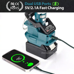 4200LM Cordless LED Work Light for Makita 18V Battery