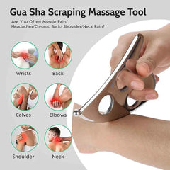 Professional Stainless Steel Gua Sha Massager – Deep Tissue Fascia Scraping & Muscle Recovery Tool