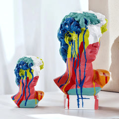 David Head Resin Sculpture by Snagg A Sculpture
