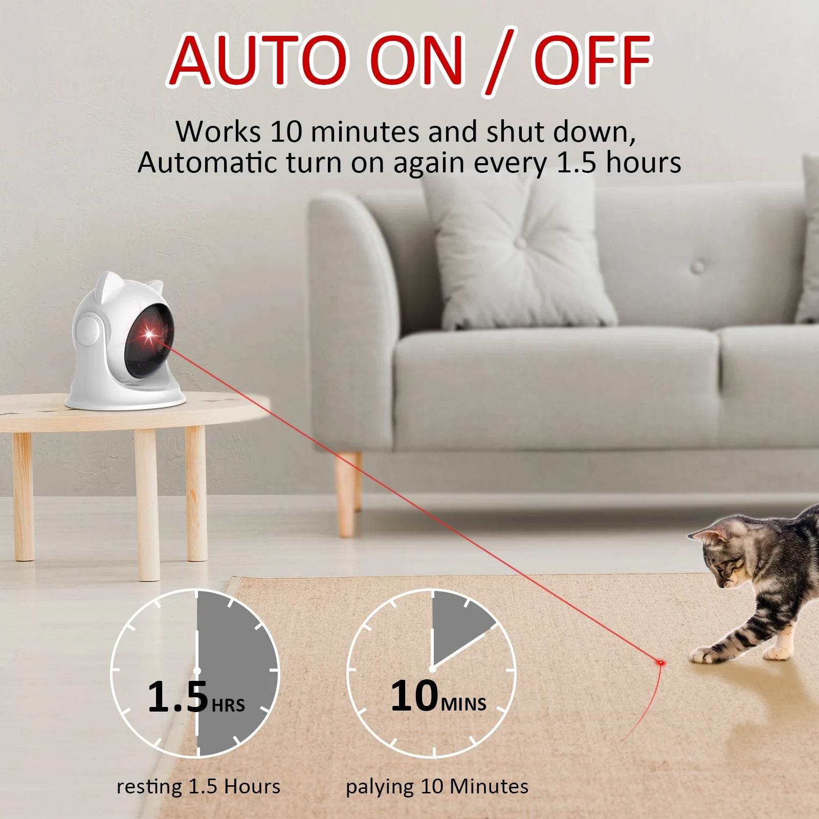 Automatic Cat Laser Toy - SnaggIt