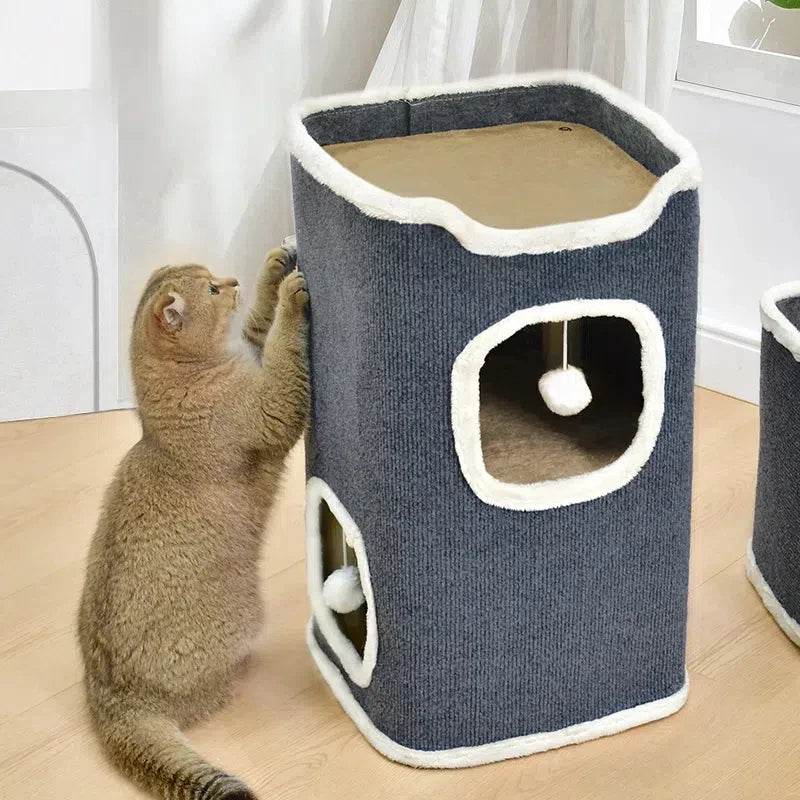 3-Tier Cat Bed & Hideaway House - SnaggIt