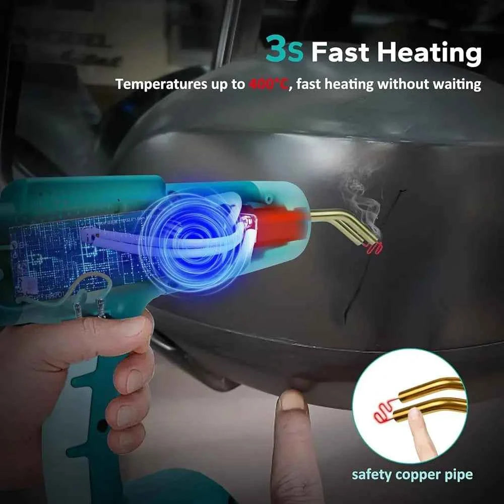 80W cordless plastic welder kit with staples and case – image 3