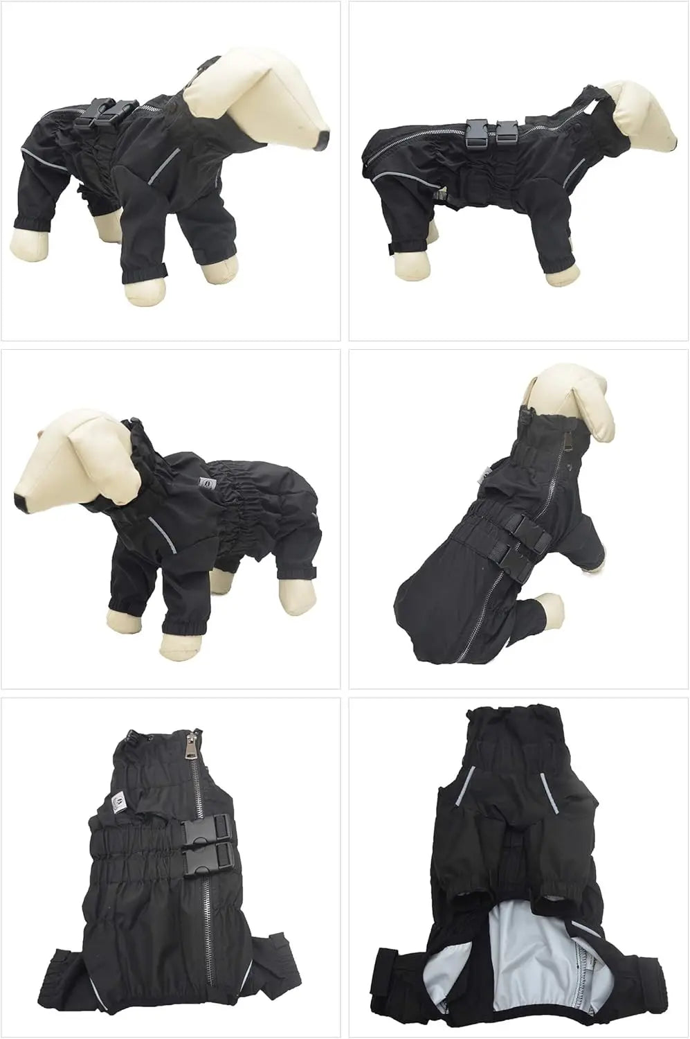 Reflective Winter Dog Raincoat by Snagg A Jacket