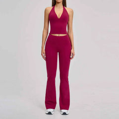 Women's 2-Piece Yoga Set | High Waist Leggings & Sports Bra Workout Fitness Gym Tracksuit