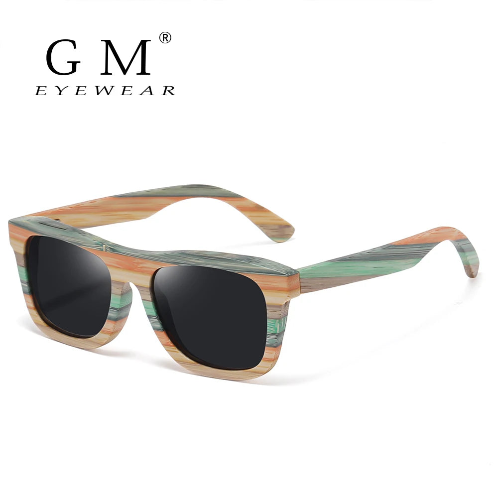 Natural Color Bamboo & Wood Sunglasses