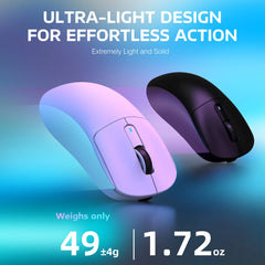 X3 Ultra Lightweight Wireless Gaming Mouse | 49g Build & Flagship PAW3395 Sensor
