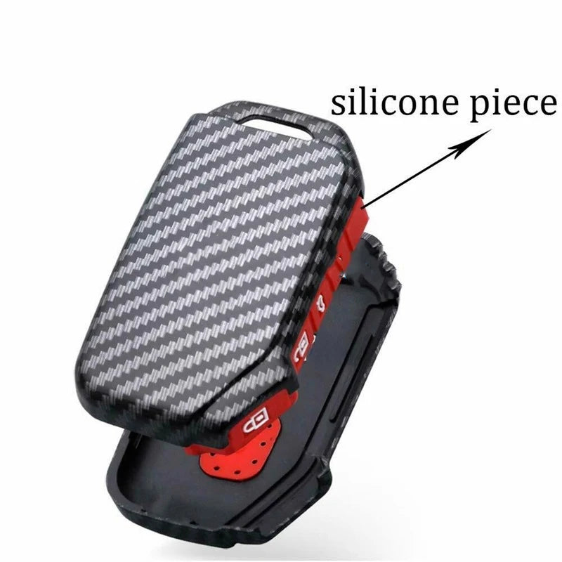 4 Bottons Carbon Fiber ABS Car Key Cover by Snagg A Key Cover