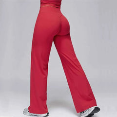Women's Straight Leg Naked-Feel Wide Leg Yoga Pants | Gym Fitness Pilates Workout Leggings