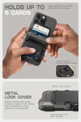 MagSafe Compatible Magnetic Tripod Phone Stand with Card Holder by Snagg A MagSafe Wallet