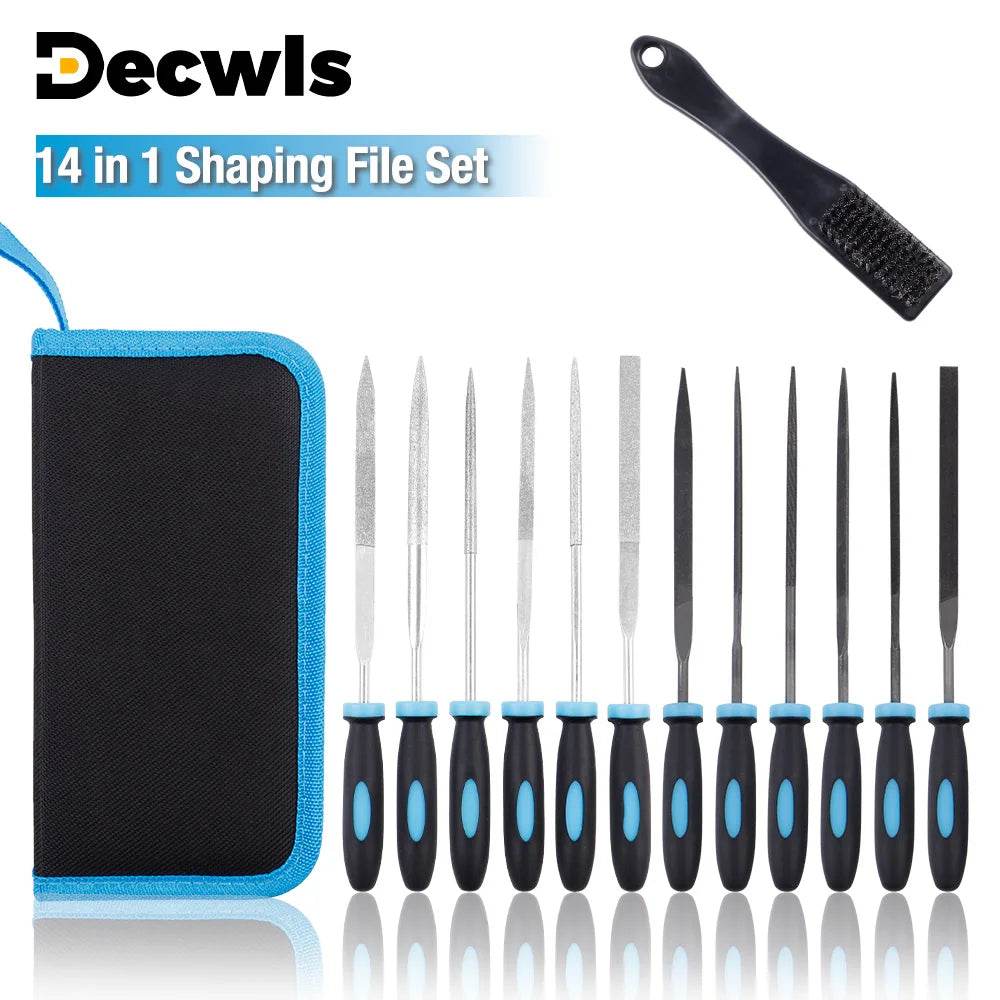 13-Piece Multi-Purpose Diamond & Steel Needle File Set - SnaggIt