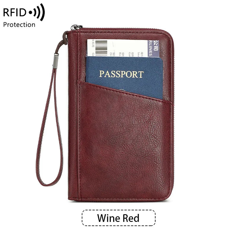 Travel Passport Clip Wallet