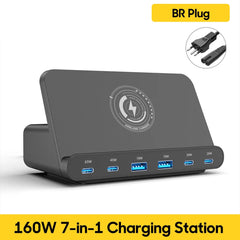 160W USB Wireless Charging Station by Snagg A Charging Station