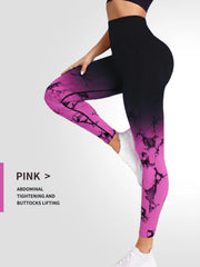 Tie-Dye Seamless Yoga Pants by Snagg A Pant