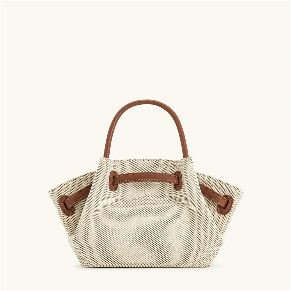 2025 Canvas & Vegan Leather Bag