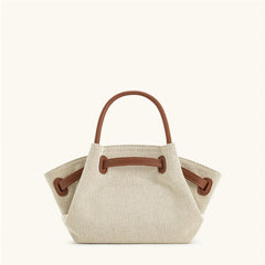 2025 Canvas & Vegan Leather Bag