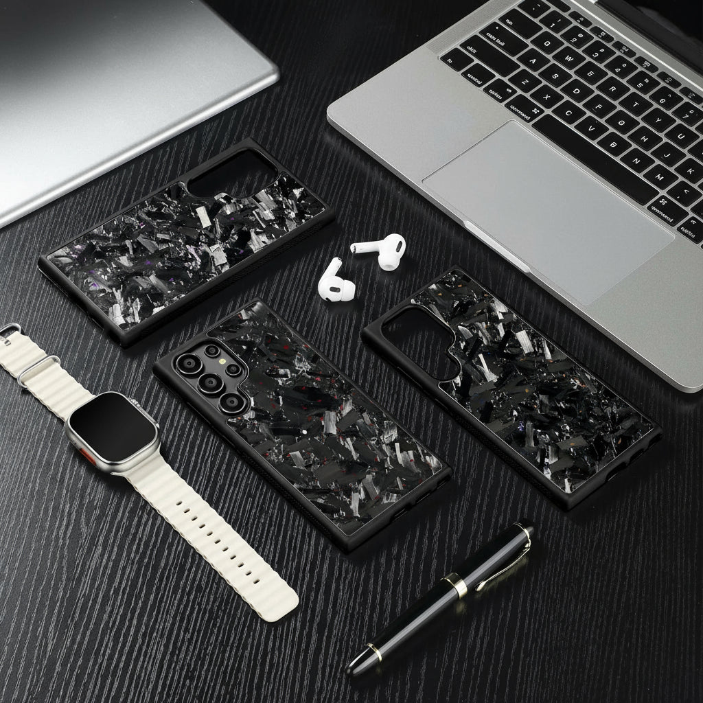 Magnetic Real Forged Carbon Fiber Case For Samsung Galaxy S25 Series by Snagg A Phone Case