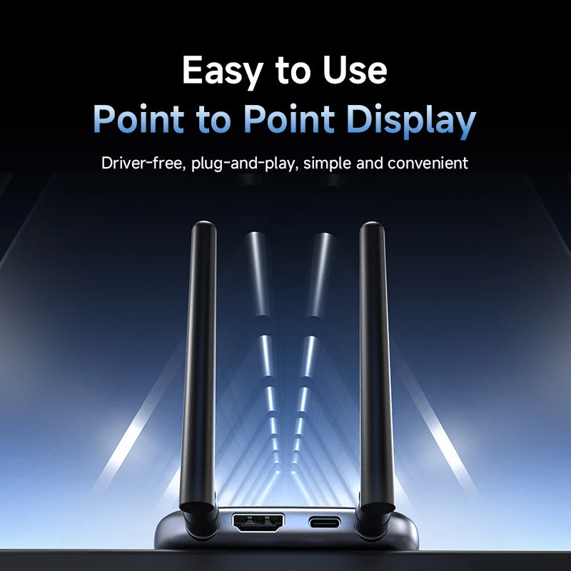 Wireless HDMI Transmitter & Receiver Kit for Streaming from Laptop to TV or Projector by Snagg An HDMI Transmitter