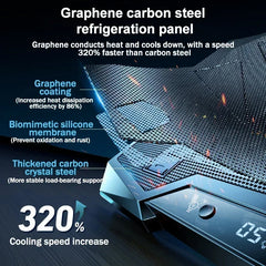 Laptop Cooling Pad Foldable Adjustable Stand for 12″–18″ Laptops by Snagg A Cooling Pad