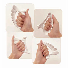 Ergonomic Ceramic Gua Sha Board – Korea Angle Wing Face & Body Sculpting Tool
