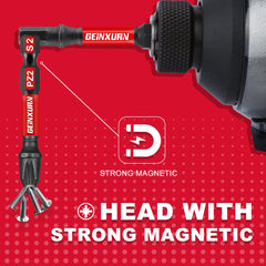 15 Pcs 2" Impact Pozi Screwdriver Bit Set – Magnetic S2 Steel Pozi Bits with Colorful Storage Box