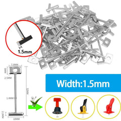 Tile Leveling System Kit 51–402pcs | Floor & Wall Tile Clips Spacers Leveler for Porcelain Ceramic