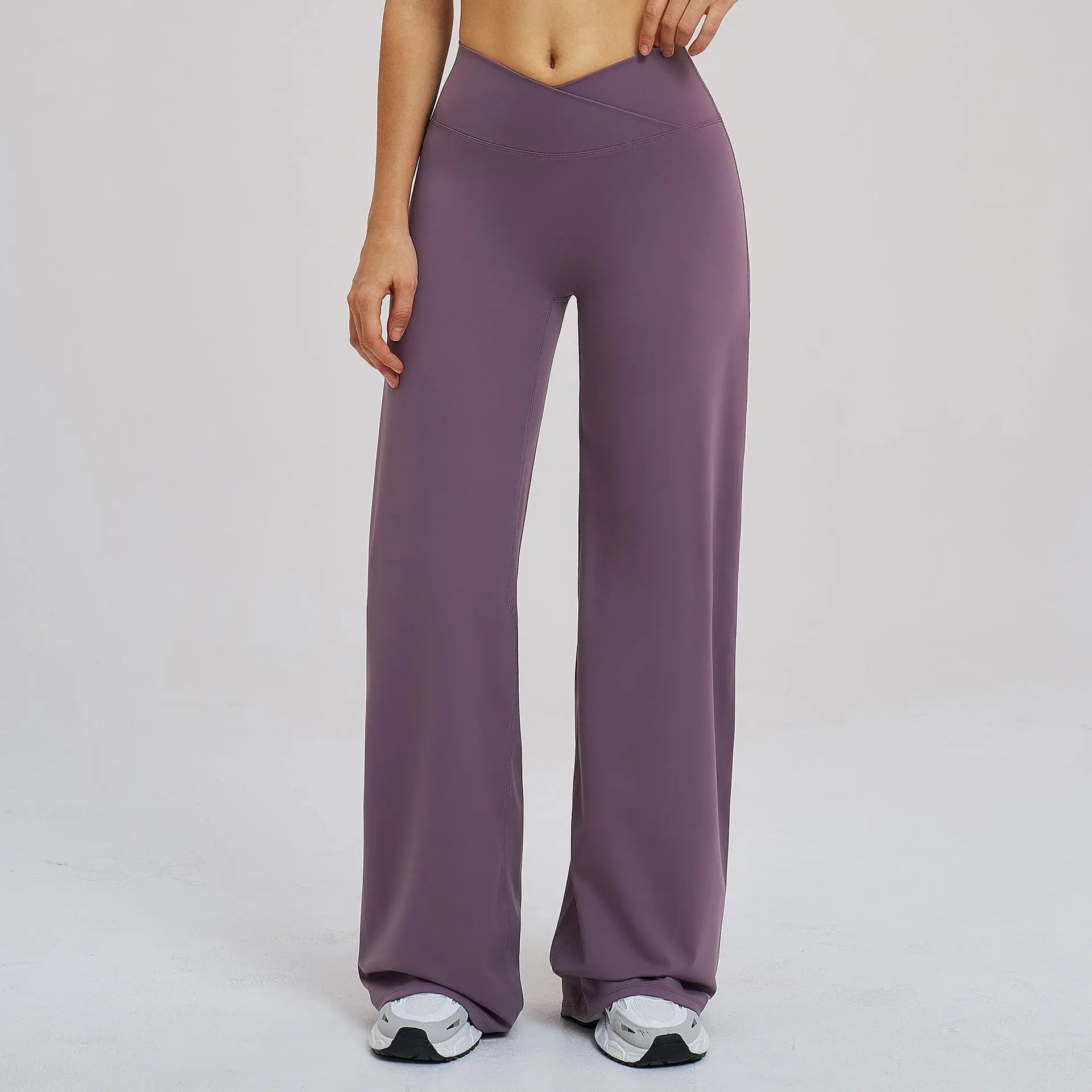 Women's V-Waist Gym Leggings | High Waist Peach Lift Scrunch Butt Yoga Fitness Tights