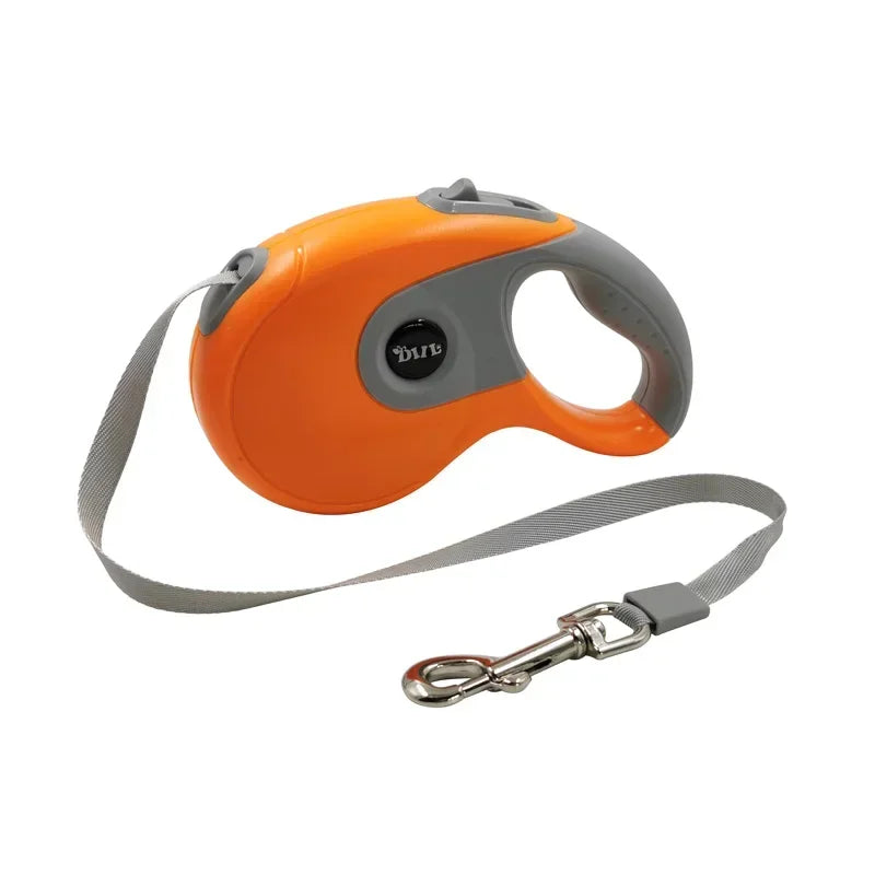 Retractable Dog Leash 3M/5M/8M – Durable Nylon Automatic Flexible Lead for Walking & Running (with Poop Bags)